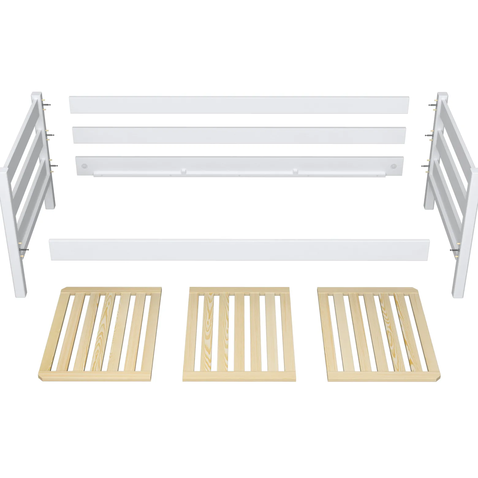 Drewniane łóżko sofa z szufladą na materac N01