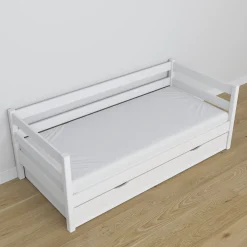 Drewniane łóżko sofa z szufladą na materac N01