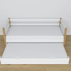 Drewniane łóżko sofa z szufladą na materac N01