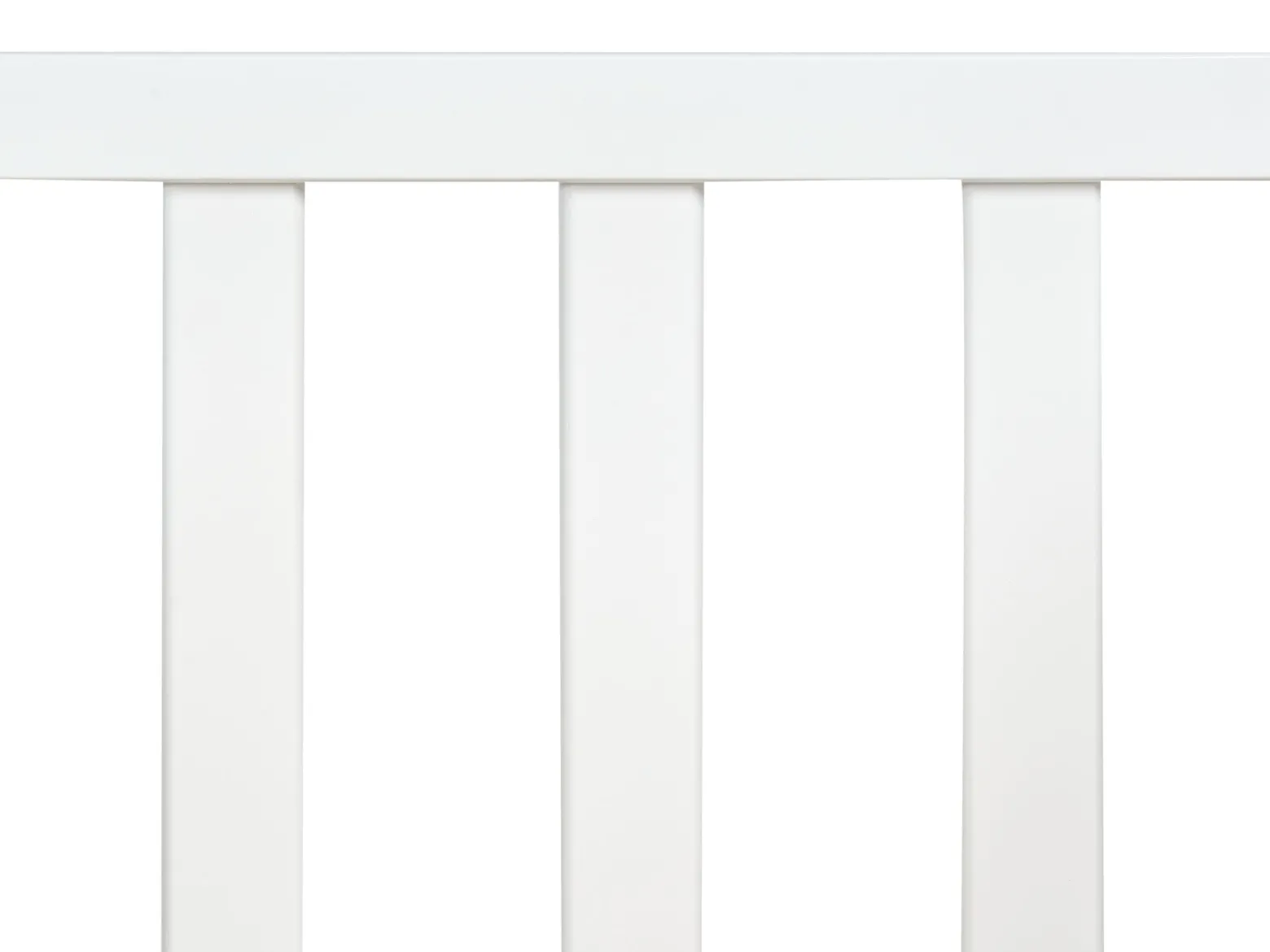 Łóżeczko dla dzieci 60 x 120 cm białe