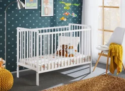 Łóżeczko dziecięce CYPI II 120x60 biały mat