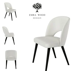 Emra Wood Premium KR-5 krzesło tk. CAPSULE-11 czarny
