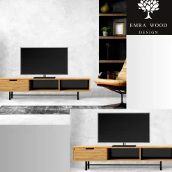 Emra Wood RTV-50 Szafka Rtv Dąb Loft