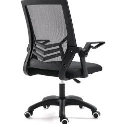 Ergonomiczny obrotowy fotel biurowy, krzesło z siatki czarne