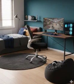 Ergonomiczny fotel ABI obrotowy biurowy młodzieżowy wsparcie lędźwi