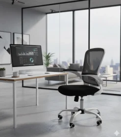 Ergonomiczny fotel ABI obrotowy biurowy młodzieżowy wsparcie lędźwi
