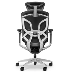 Ergonomiczny fotel biurowy Challenger chrom/czarny