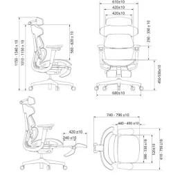 Ergonomiczny fotel Scorpio brązowy skóra naturalna