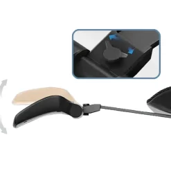 Ergonomiczny fotel Scorpio brązowy skóra naturalna