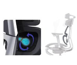 Ergonomiczny fotel Scorpio brązowy skóra naturalna