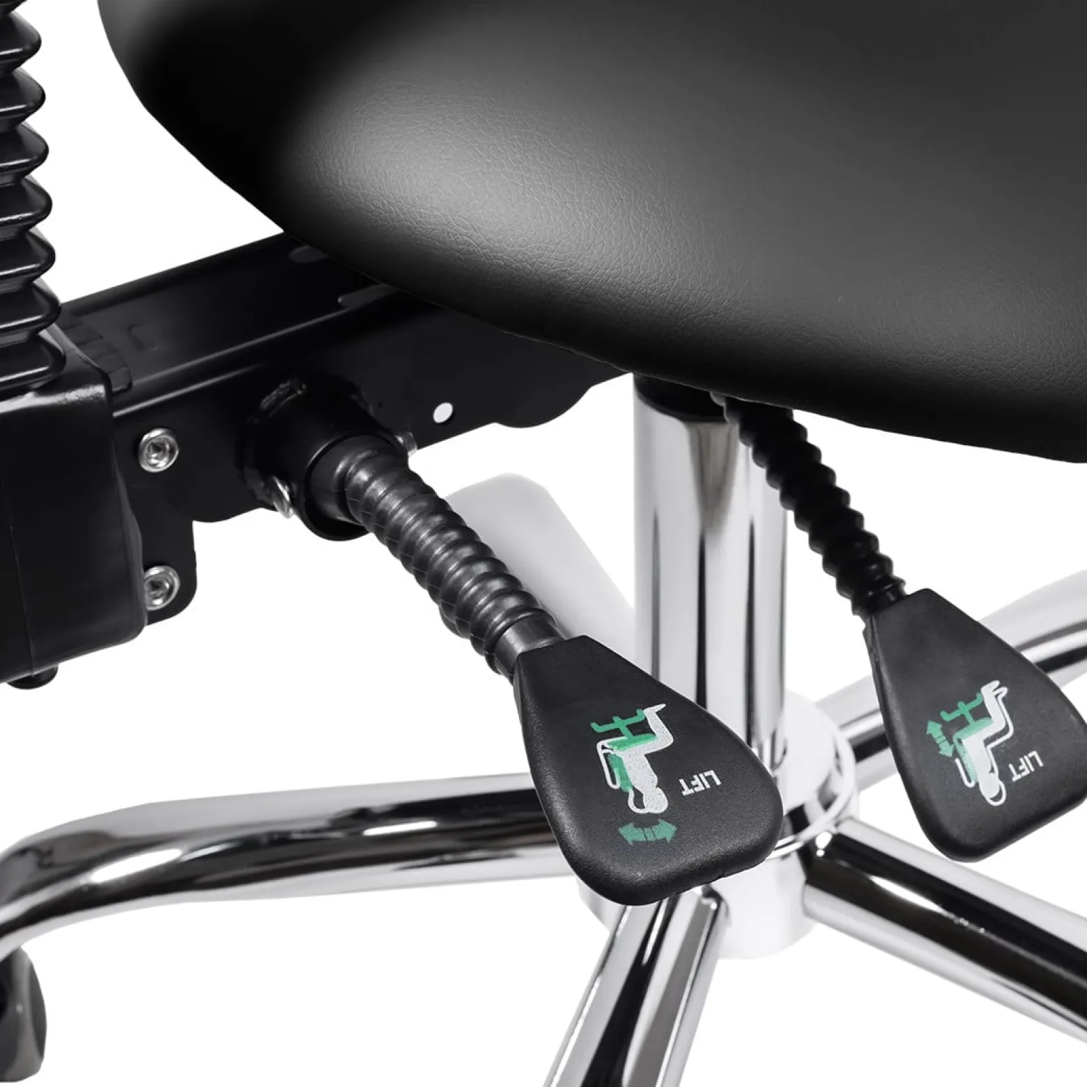 Ergonomiczny hoker regulowany SELLA 1 czarny