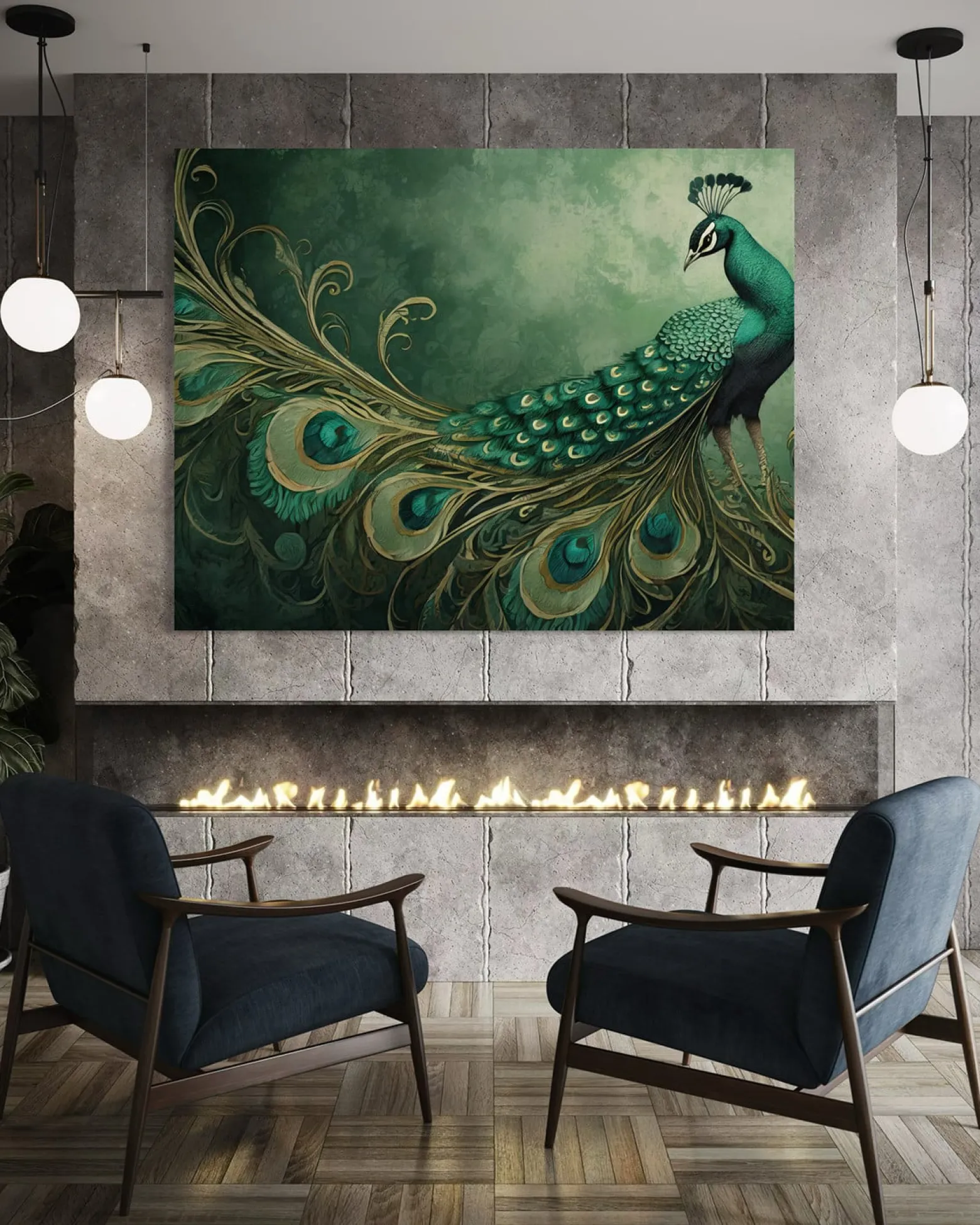 Feeby Obraz na płótnie, Paw zwierzęta ptaki 60x40