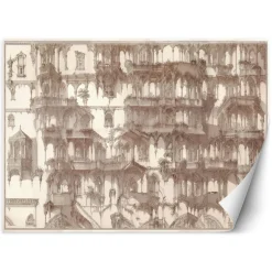 Feeby Fototapeta, Architektura kolumny abstrakcja 150x105