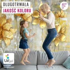 Feeby Fototapeta Biały malowany kwiat