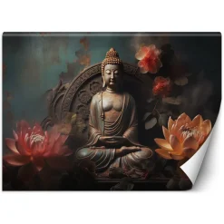 Feeby Fototapeta, Budda Kwiaty Zen 150x105