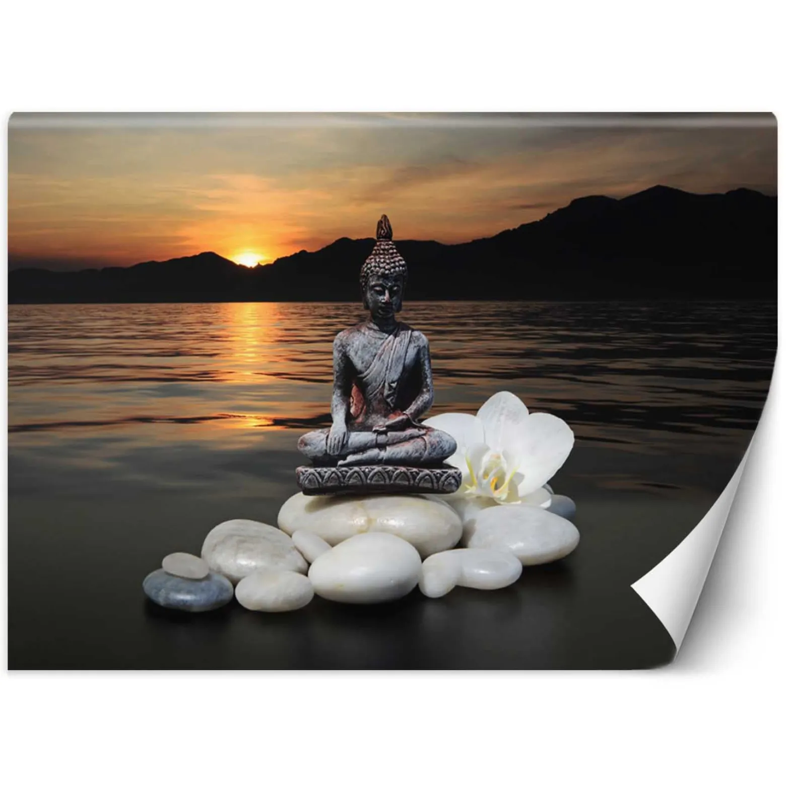 Feeby Fototapeta, Budda zachód słońca 150x105