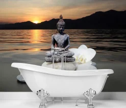 Feeby Fototapeta, Budda zachód słońca 150x105