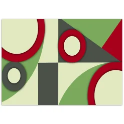 Feeby Fototapeta, Geometryczne kształty abstrakcja 100x70