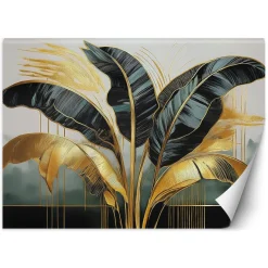 Feeby Fototapeta Liście bananowca Art Deco