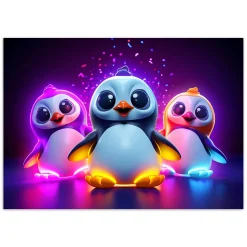 Feeby Fototapeta, Nenonowe pingwiny 150x105