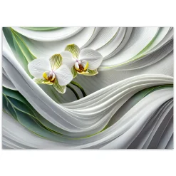 Feeby Fototapeta, Orchidea abstrakcja 3D 150x105