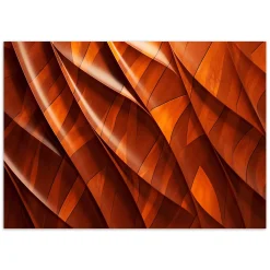 Feeby Fototapeta, Pomarańczowa tekstura 3D 150x105