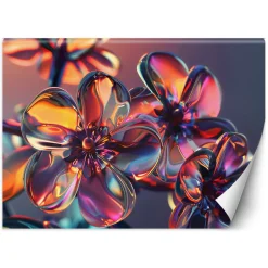 Feeby Fototapeta, Szklane kwiaty w pastelowych barwach 150x105