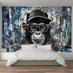 Feeby Fototapeta, Szympans Małpa Abstrakcja 150x105