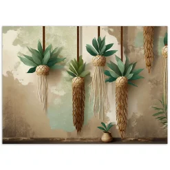 Feeby Fototapeta, Wiszące rośliny boho 150x105