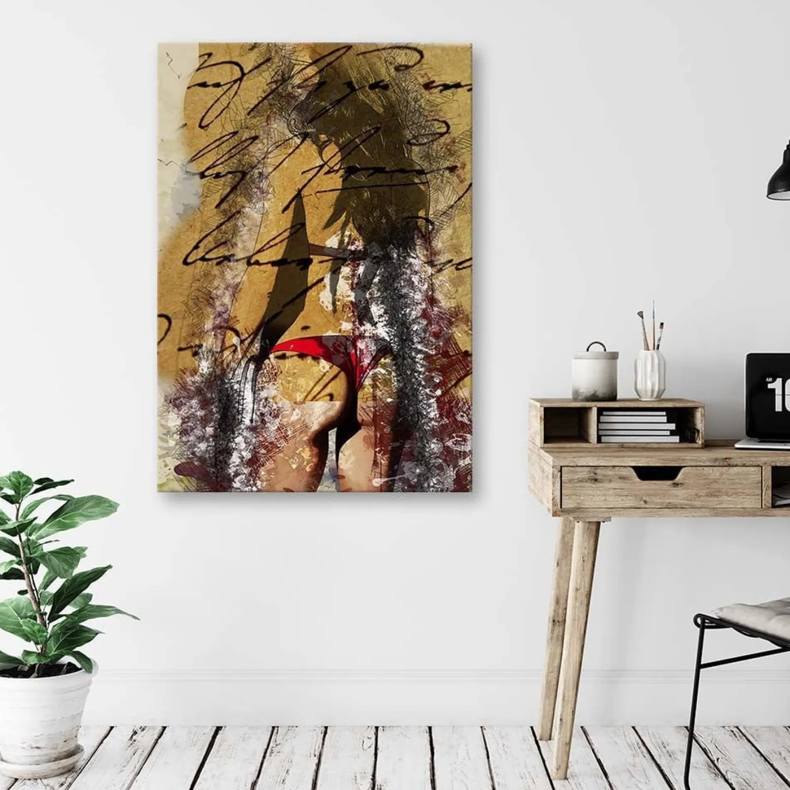 Feeby Obraz Kobieta w bikini vintage 40x60