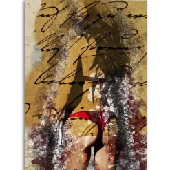 Feeby Obraz Kobieta w bikini vintage 40x60