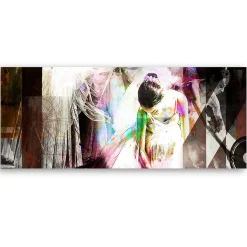 Feeby Obraz na płótnie, Tańcząca baletnica 90x30