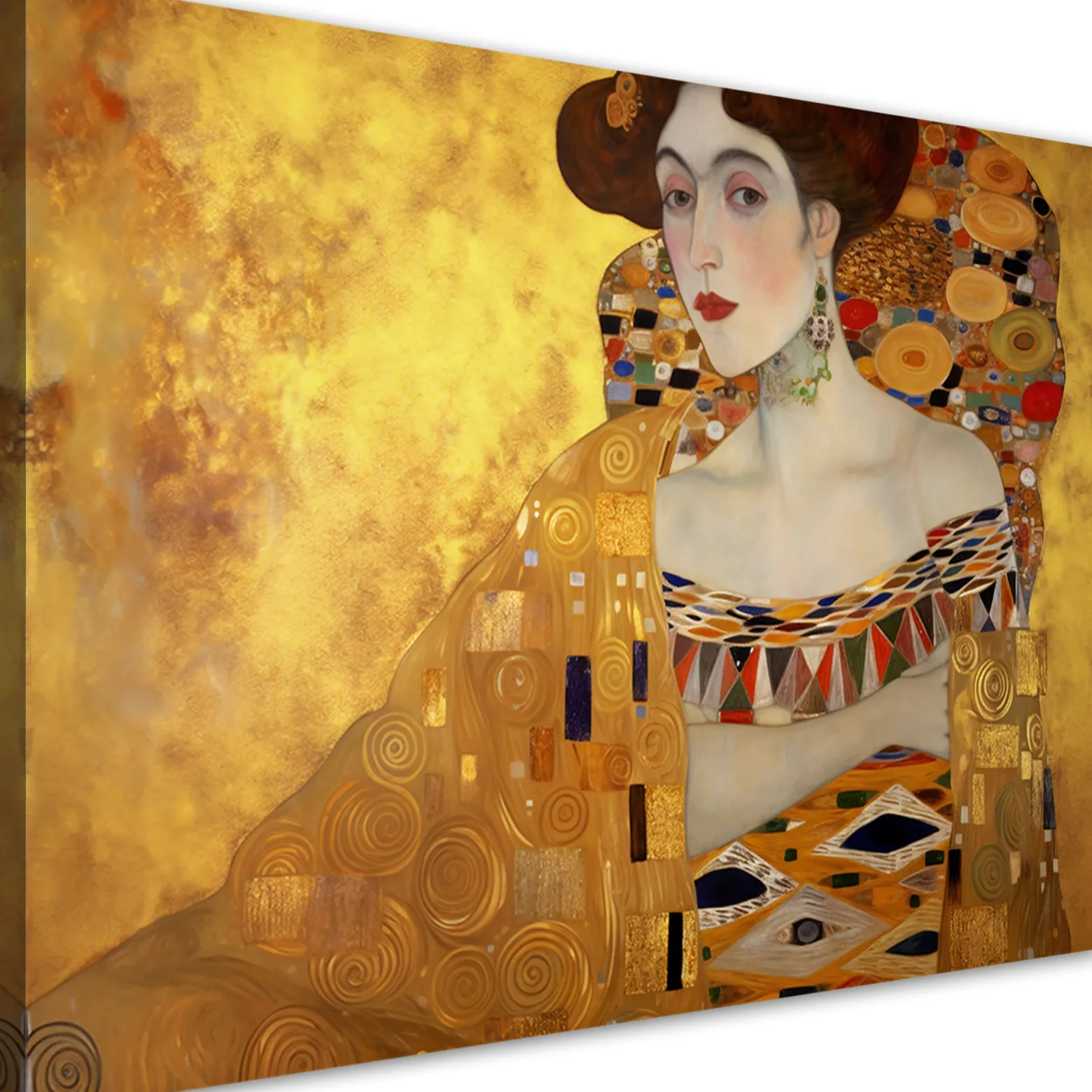 Feeby Obraz na płótnie, Złoty portret kobiety - G. Klimt 100x70