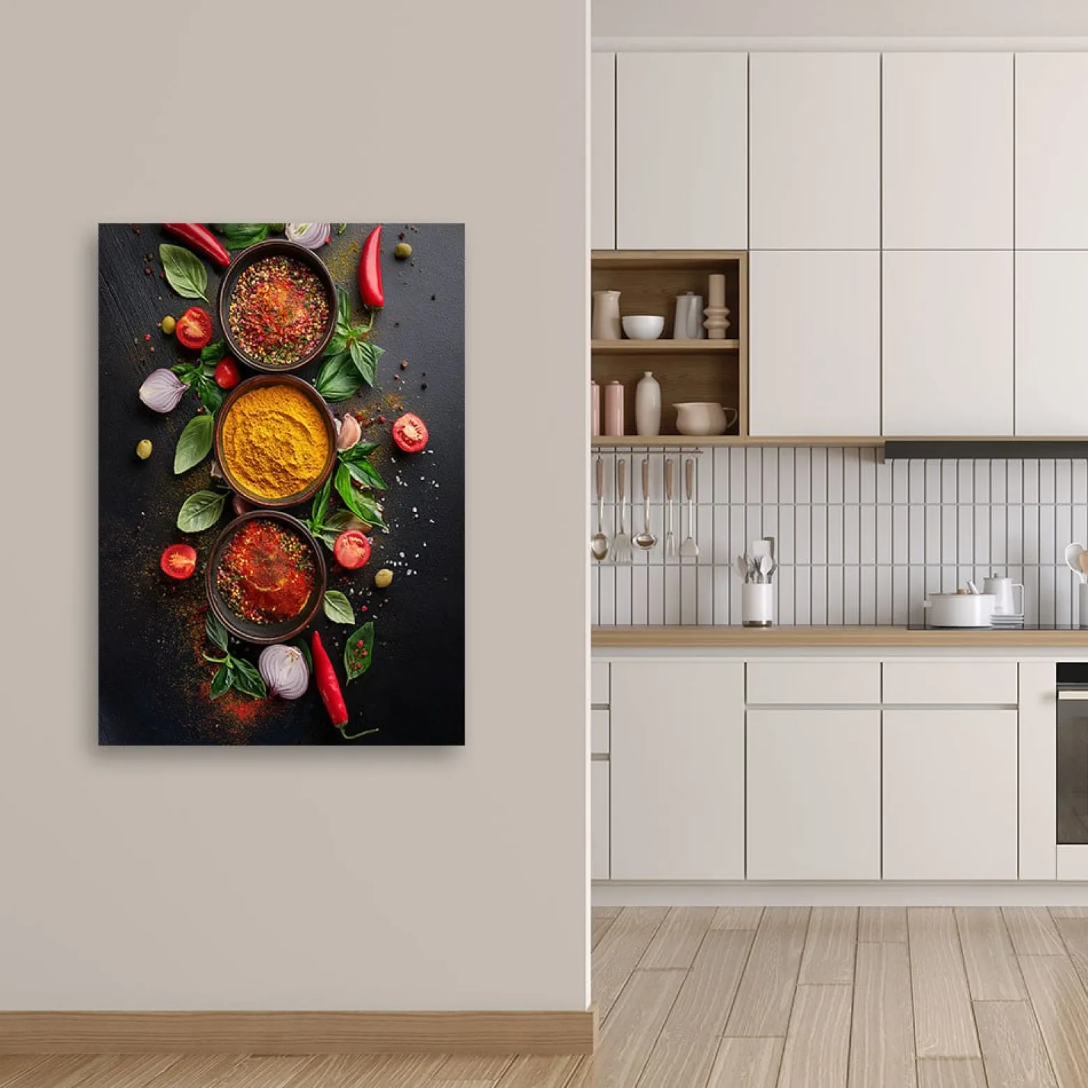 Feeby Obraz nowoczesny, Jedzenie Przyprawy Kuchnia 40x60
