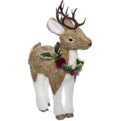 Figurka renifer, tworzywo sztuczne, 38 cm