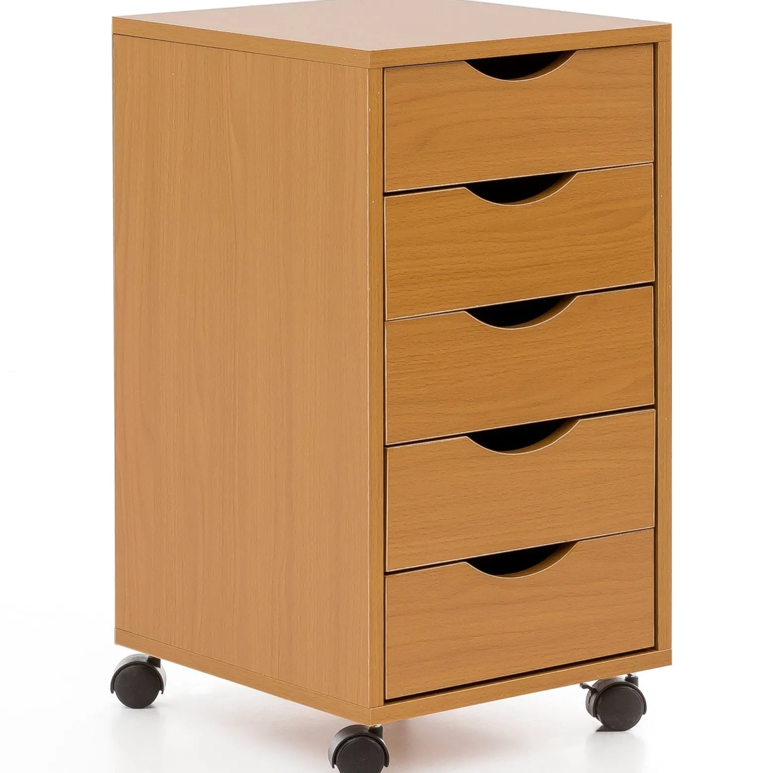 FineBuy Kontener biurowy mdf brązowy