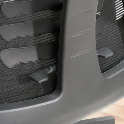 FineBuy krzesło obrotowe 120 kg czarne ergonomiczne