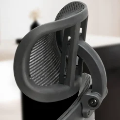 FineBuy krzesło obrotowe 120 kg czarne ergonomiczne