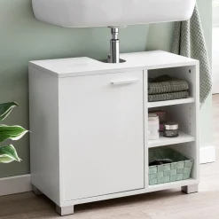 FineBuy Szafka podumywalkowa mdf biały