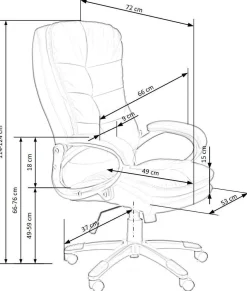 Fotel biurowy Aero czarny