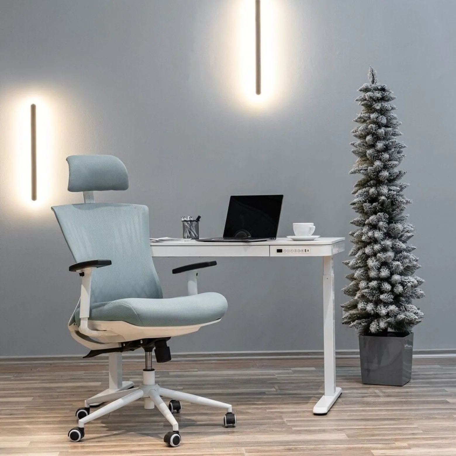 Fotel Biurowy Ergonomiczny Avery Patynowy