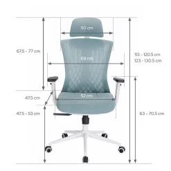 Fotel Biurowy Ergonomiczny Avery Patynowy