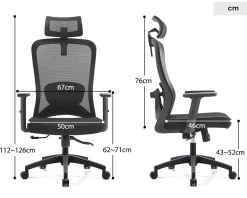 Fotel biurowy ergonomiczny ANGEL grOm