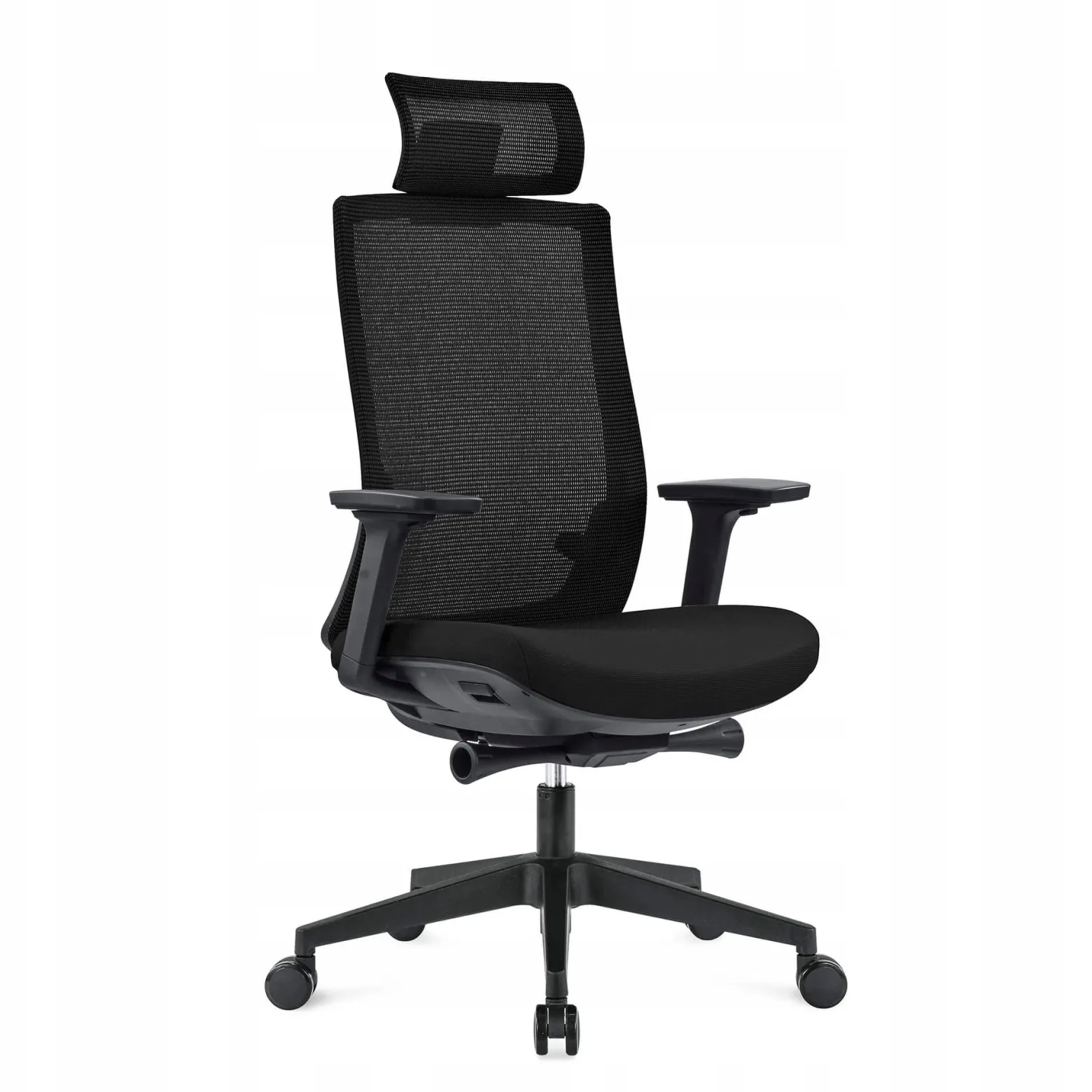 Fotel biurowy ergonomiczny Fifth czarny/czarny