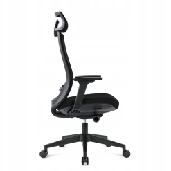 Fotel biurowy ergonomiczny Fifth czarny/czarny