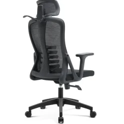 Fotel Biurowy Ergonomiczny Krzesło Obrotowe JULIET Czarny