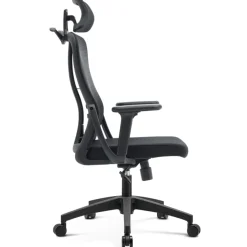 Fotel Biurowy Ergonomiczny Krzesło Obrotowe JULIET Czarny