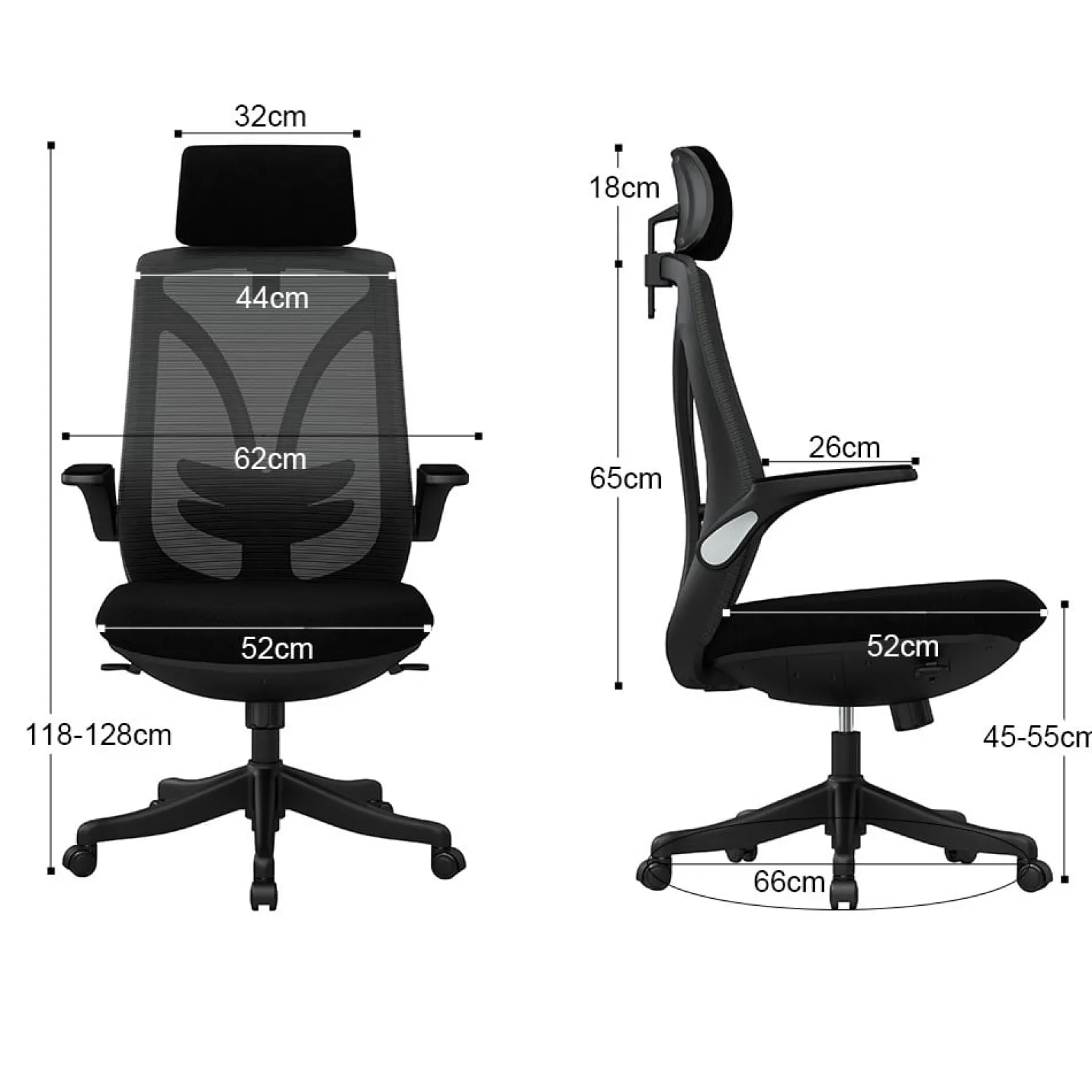 Fotel biurowy ergonomiczny Spacetronik ARIAN-10