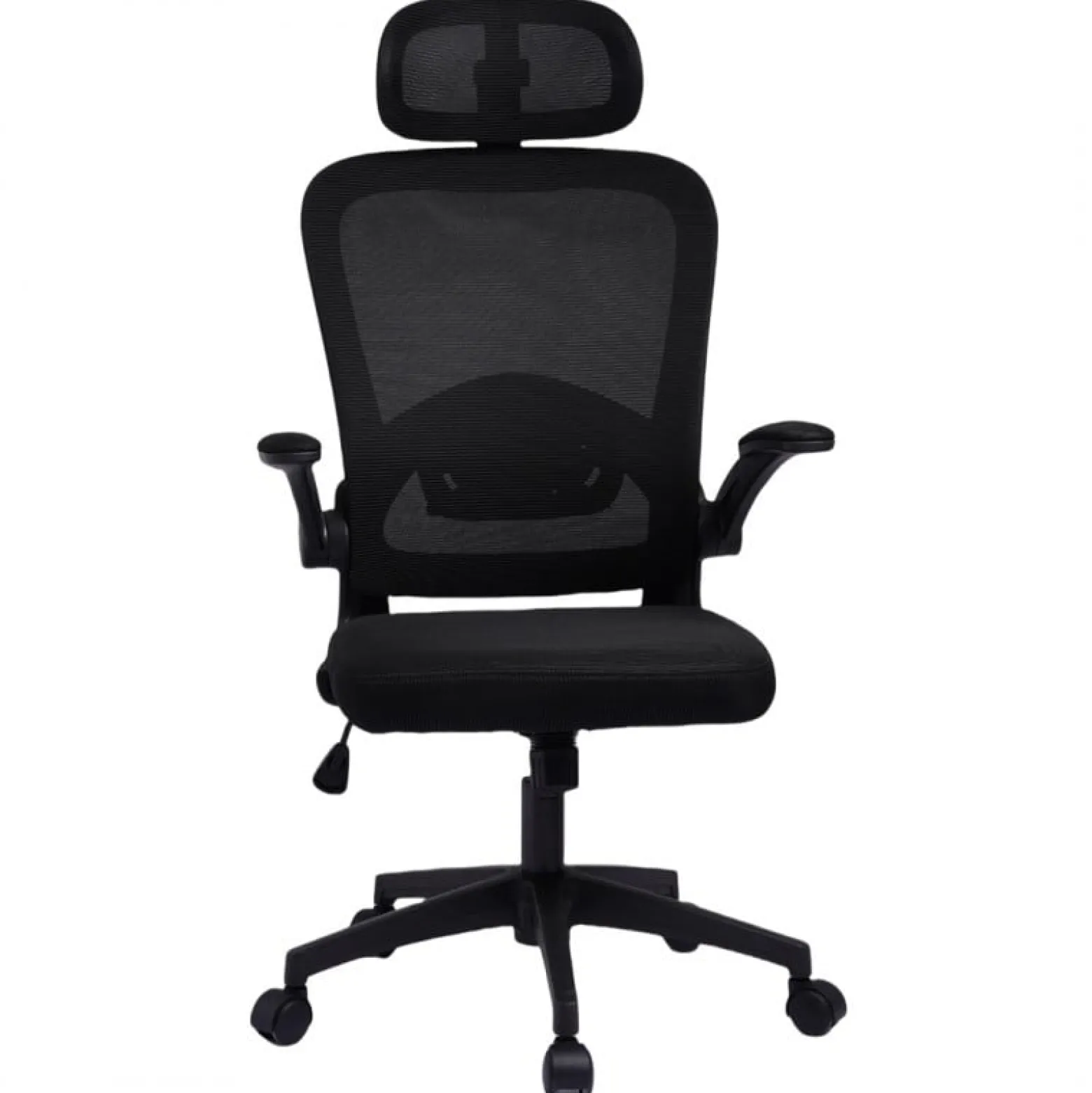 Fotel biurowy obrotowy Mistral Black mikrosiatka do biurka KO28CZ