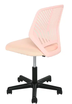 Fotel Biurowy Obrotowy Timo Różowy Mikrowłókno 52x52x79.5/93cm